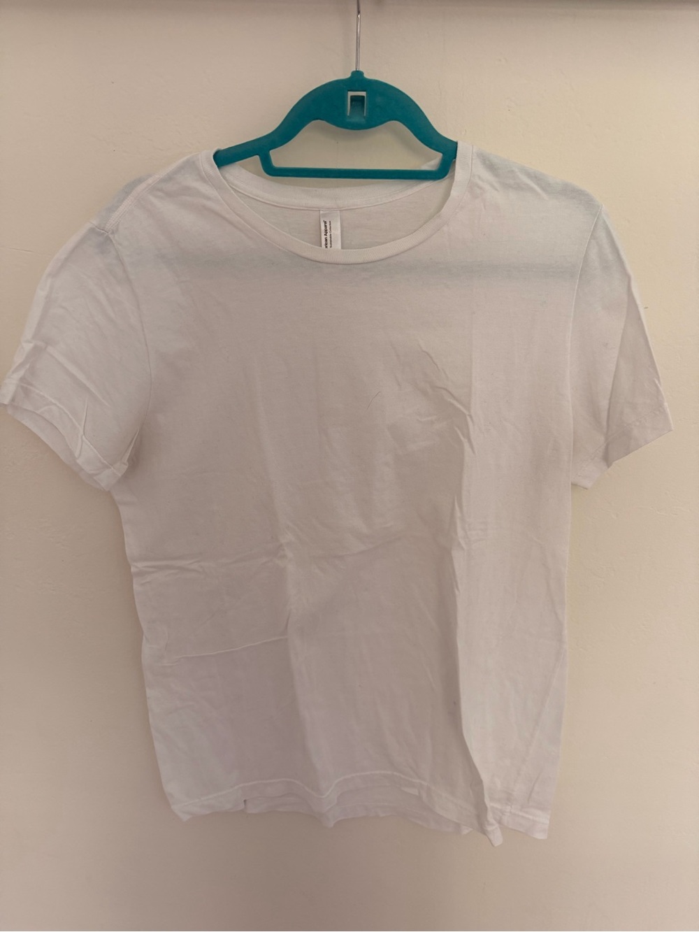 American Apparel White Crewneck Tee - Sustainable Collection